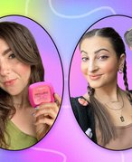 editors posing with the loreal paris infallible blushes