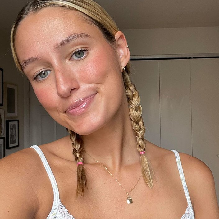 jordan wearing the loreal paris infallible blush